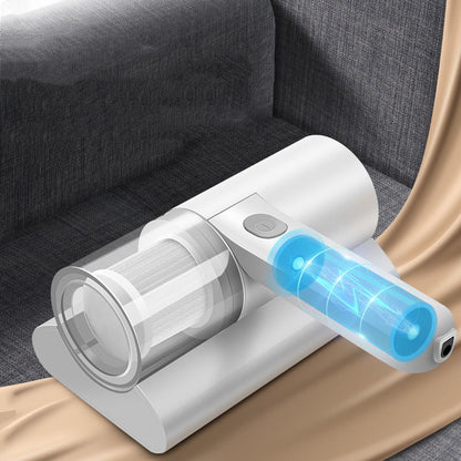 Mite removal device, household vacuum cleaner for families, UV sterilization device