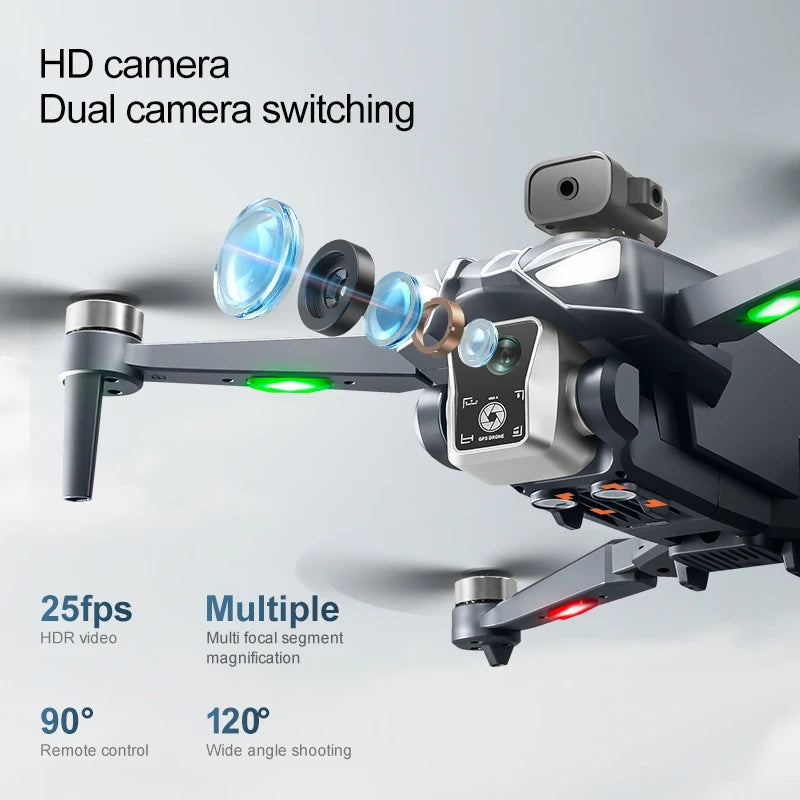 Air 3 Dual 4K  Drone with Smart RC&92 Mini Flight | طائرة Air 3 بكاميرتين 4K وريموت ذكي و92 دقيقة طيران