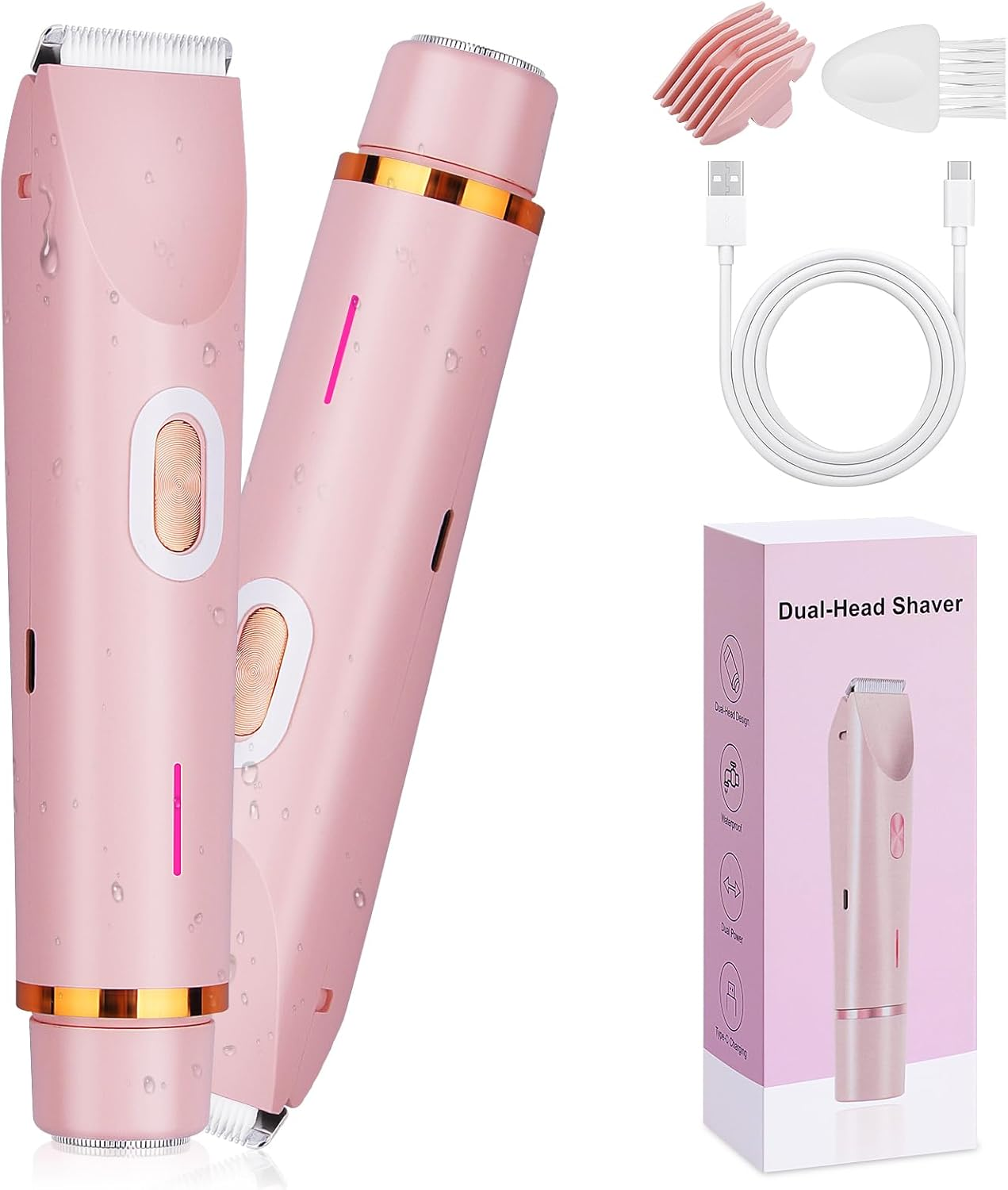 2-in-1 Double Head Electric Shaver – Smooth & Fast Shaving Anytime