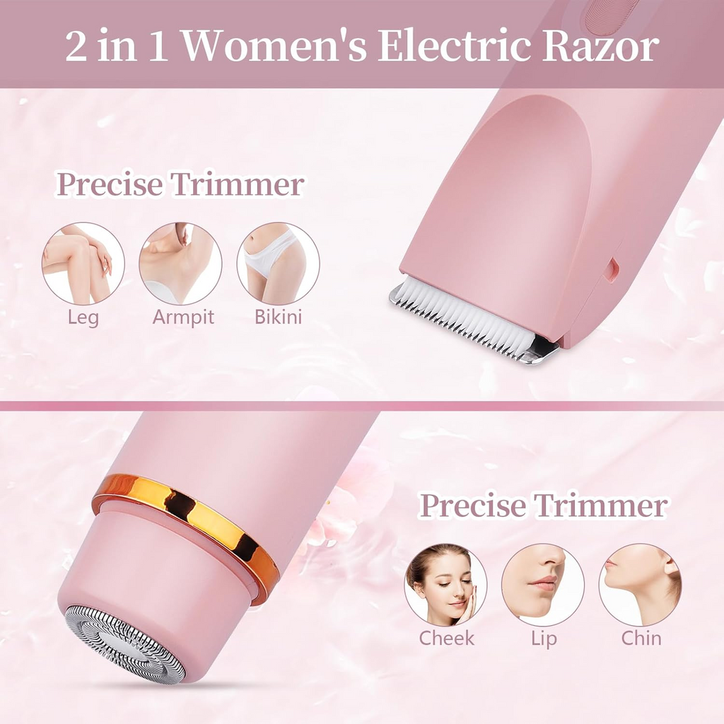 2-in-1 Double Head Electric Shaver – Smooth & Fast Shaving Anytime