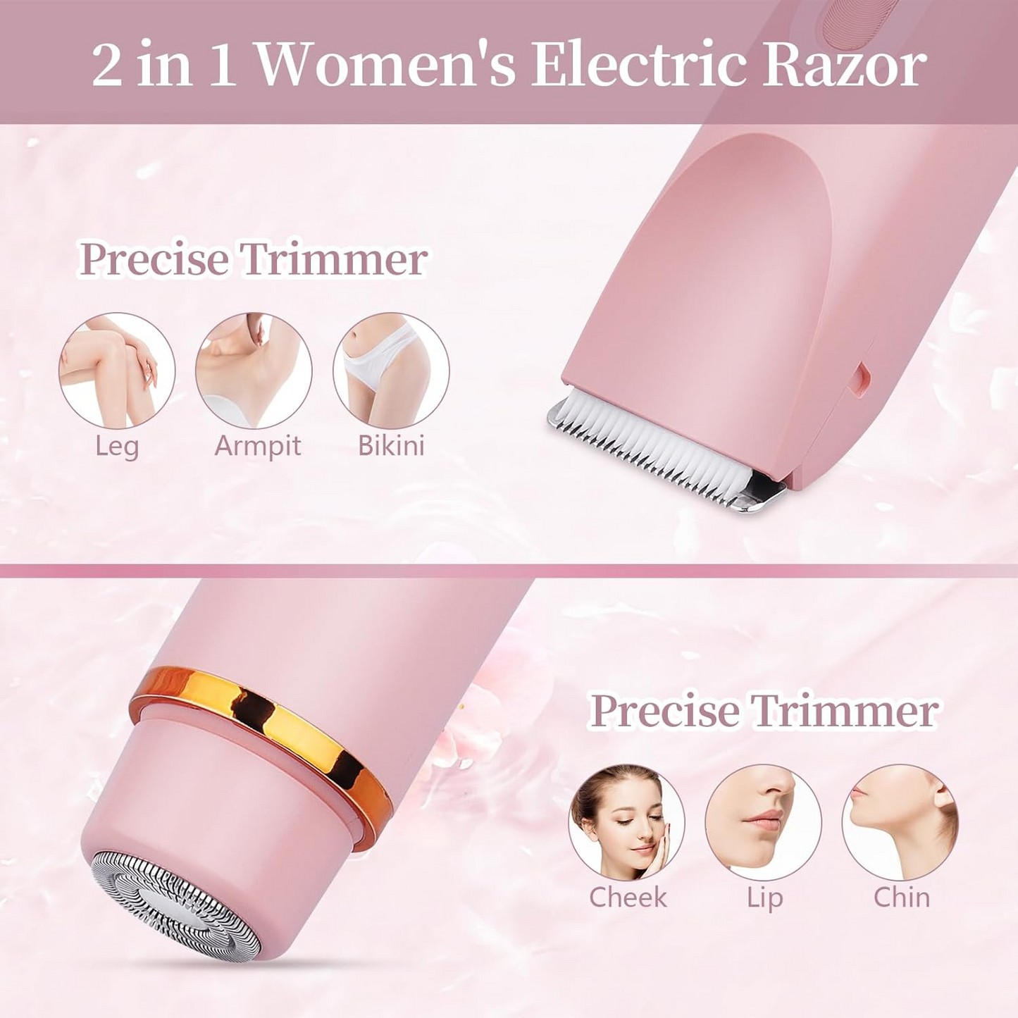 2-in-1 Double Head Electric Shaver – Smooth & Fast Shaving Anytime