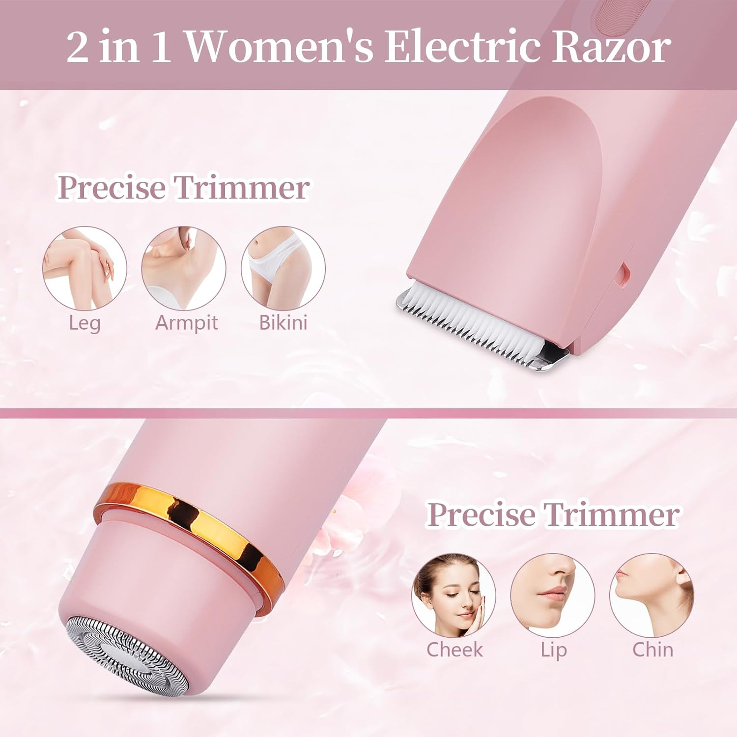 2-in-1 Double Head Electric Shaver – Smooth & Fast Shaving Anytime