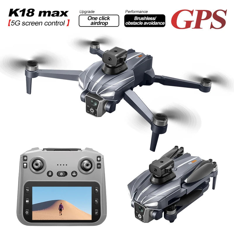 Air 3 Dual 4K  Drone with Smart RC&92 Mini Flight | طائرة Air 3 بكاميرتين 4K وريموت ذكي و92 دقيقة طيران
