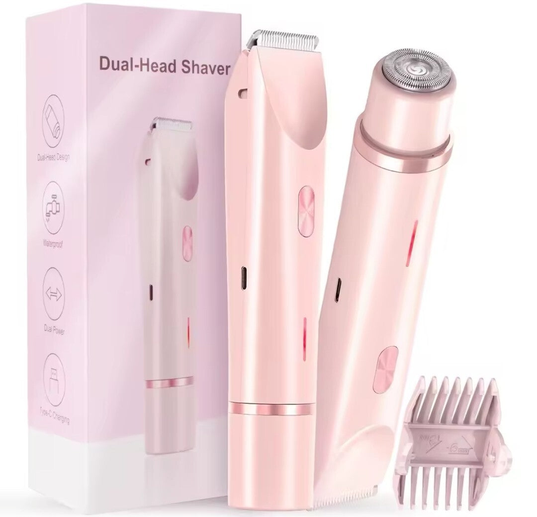 2-in-1 Double Head Electric Shaver – Smooth & Fast Shaving Anytime